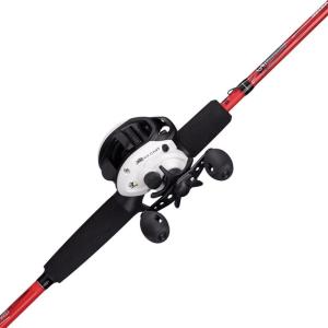 image:imageAbu Garcia 56 Ike Dude Youth Fishing Rod and Reel Spincast Combo 2Piece Rod Size 6 Reel Right Handle PositionWhiteGen Ike Ez Cast Baitcast